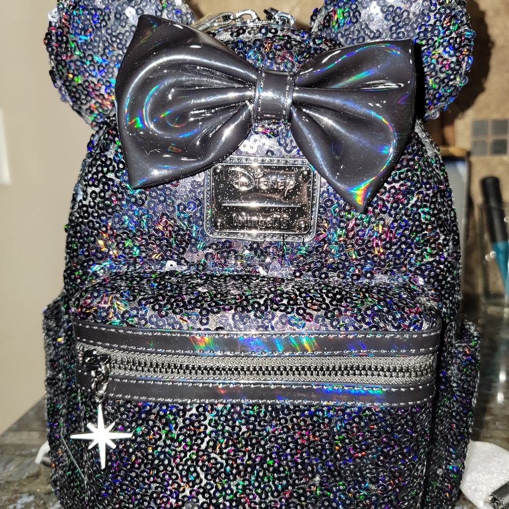 NWT Loungefly Disney Minnie Mouse Celestial Mini Backpack